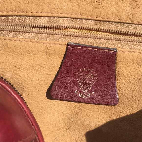 GUCCI red crossbody handbag monogram - Picture 11 of 16